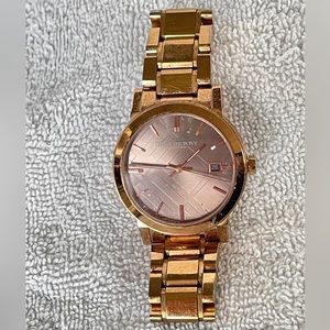 Burberry 38mm Rose Gold City Watch BU9005